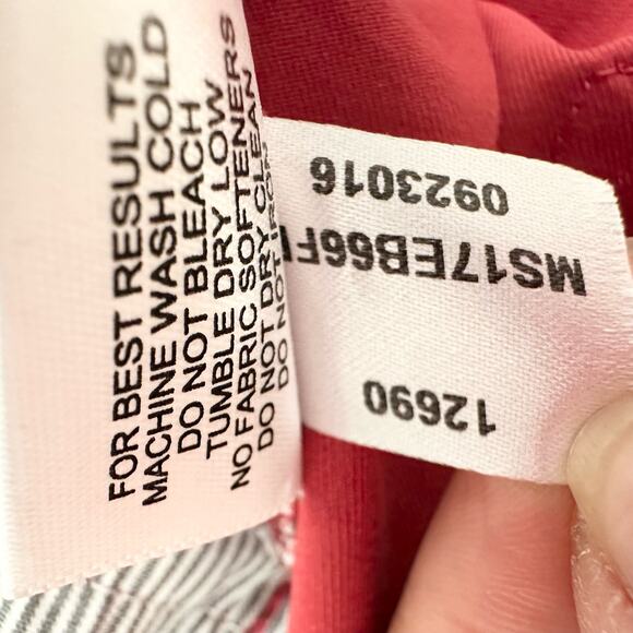 Peter Millar Crown Sport EB66 Performance Five Pocket Red Golf Trouser Pants 35 - Picture 13 of 13